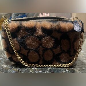 Coach fur purse